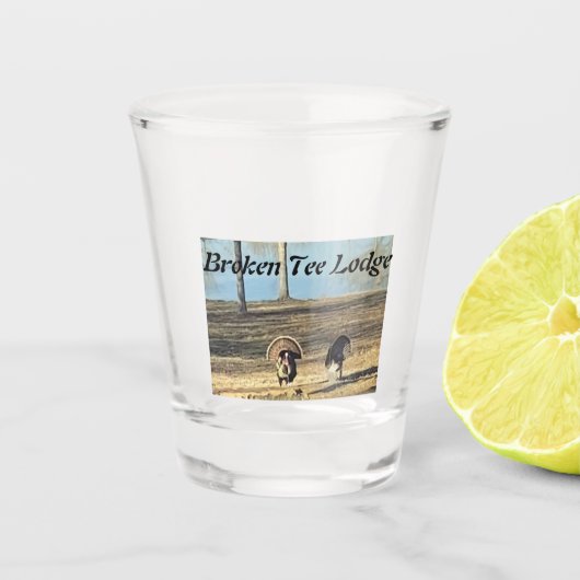 Verre abattu de dinde sauvage (Devant)