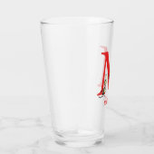 Verre ABC du Dr Seuss : Lettre M - Rouge | Ajouter Votre (Droite)