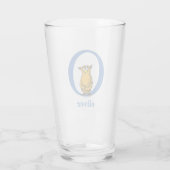Verre ABC du Dr Seuss : Lettre O - Bleu | Ajouter Votre (Dos)