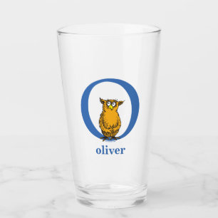 Verre ABC du Dr Seuss : Lettre O - Bleu   Ajouter Votre 