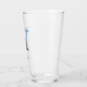 Verre ABC du Dr Seuss : Lettre V - Bleu | Ajouter Votre (Gauche)