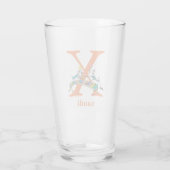 Verre ABC du Dr Seuss : Lettre X - Orange | Ajouter Votr (Dos)