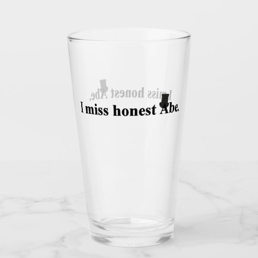 Verre Abe, l'honnête, me manque (Devant)