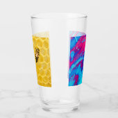 Verre abeille et nid d'abeille (Gauche)