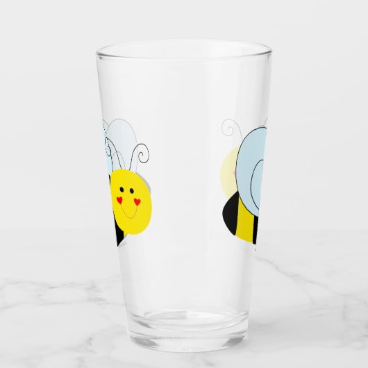 Verre Abeille mignonne (Gauche)