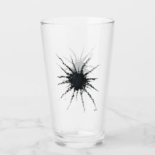 Verre Abstrait dans les formes de bande et de lettres 3
