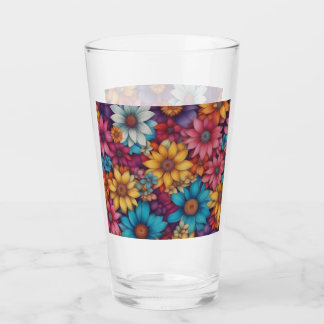 Verre Abstrait floral #39
