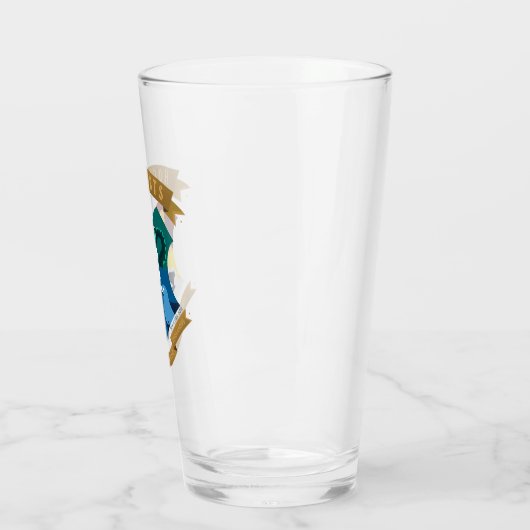 Verre Abstrait HOGWARTS™ Crest (Gauche)
