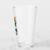 Verre Abstrait - Tennis à l'envers (Gauche)