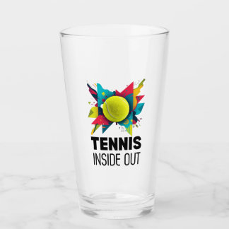 Verre Abstrait - Tennis à l'envers