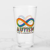Verre Accepter l'amour comprendre - Infinity Sensibilisa (Devant)