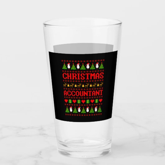 Verre Accountant de Christma (Devant)
