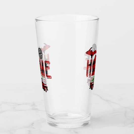 Verre Accueil au Michigan | Camion Buffalo Plaid | Compa (Droite)