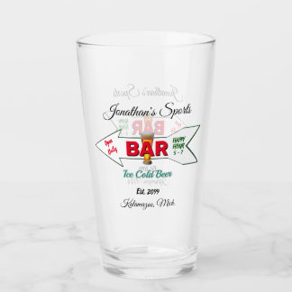 Verre Accueil Bar de sport Bière Soda Tumblasse Lunettes