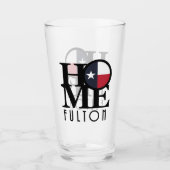 Verre ACCUEIL Fulton Texas (Devant)