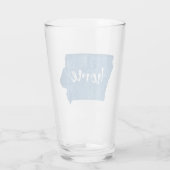 Verre Accueil Iowa Grain de Bois (Dos)