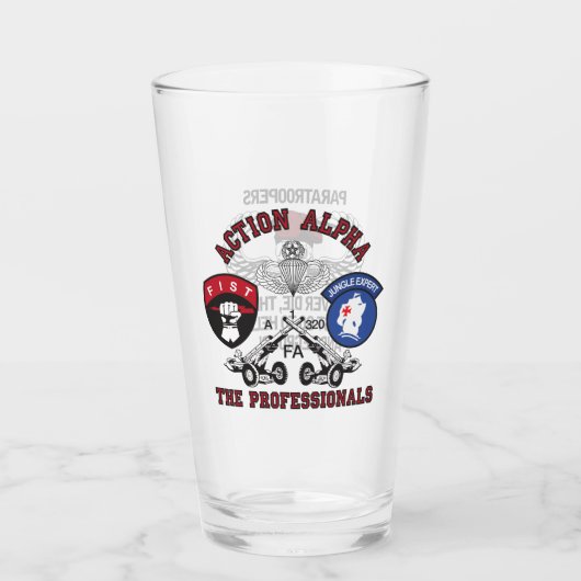 Verre Action Alpha 1/320 FA Bière Glass (Devant)