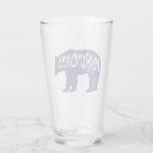 Verre Adirondacks Bear (Dos)