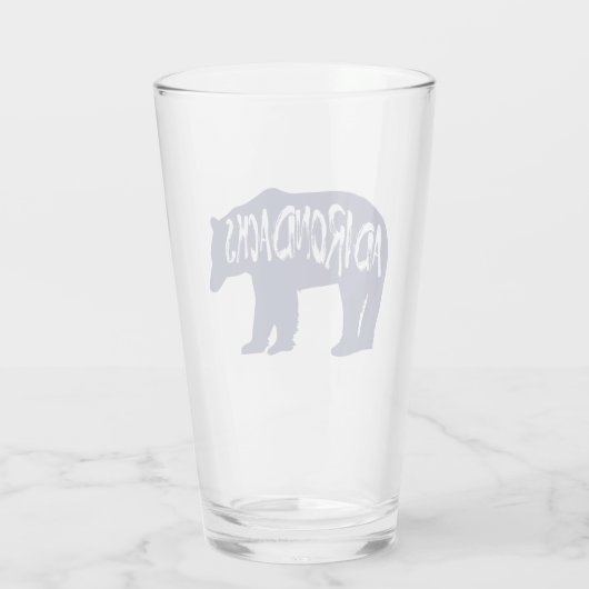 Verre Adirondacks Bear (Dos)