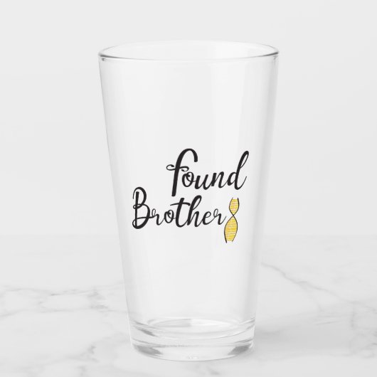 Verre ADN frère trouvé (Devant)