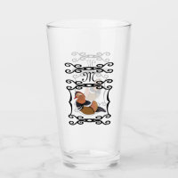 Adorable Mandarin Canard Monogramme de dessin