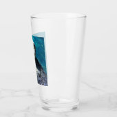 Verre Adorable Mer Otter Cute Eau Bleue (Gauche)