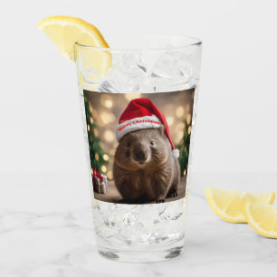 Verre adorable Noël Wombat,