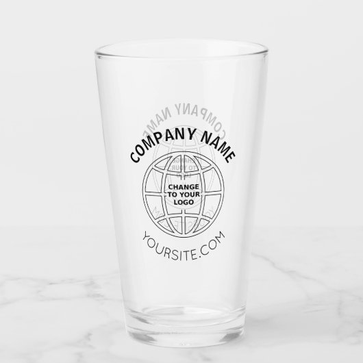 VERRE ADRESSE WEB LOGO LOGO DE LA SOCIÉTÉ PERSONNALISÉE (Devant)