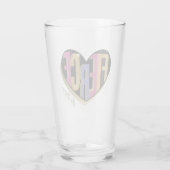 Verre Afro Unicorn Fierce Heart Design (Dos)