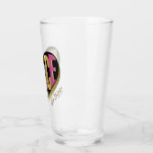 Verre Afro Unicorn Fierce Heart Design (Gauche)
