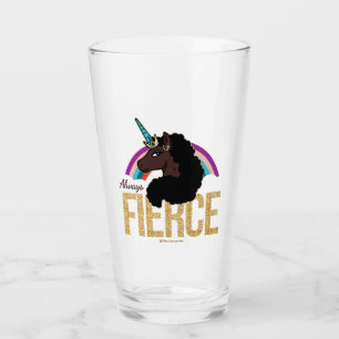 Verre Afro Unicorn Magique - Toujours fière