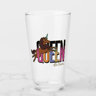Verre Afro Unicorn Queen Design