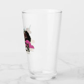 Verre Afro Unicorn Queen Trio Design (Gauche)