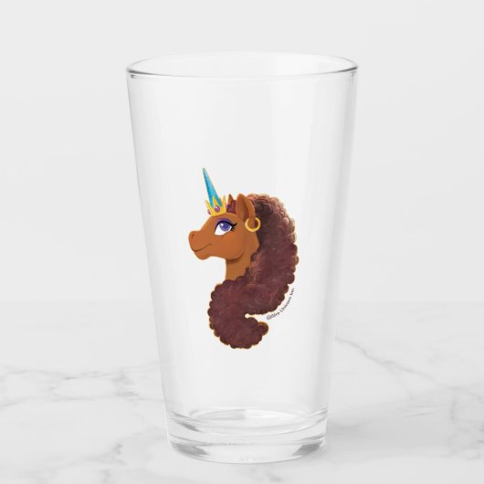 Verre Afro Unicorn | Unique (Devant)