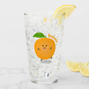 Verre Agréable agrumes d'orange