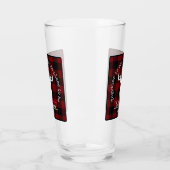 Verre Agritourisme personnalisé de buffle rouge et noir (Gauche)