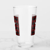 Verre Agritourisme personnalisé de buffle rouge et noir (Droite)