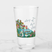 Verre Ahoy c'est une fête baby shower garçon (Devant)