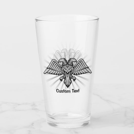 Verre Aigle à deux têtes (Devant)