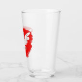 Verre Aigle blanc polonais (Gauche)