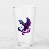 Verre Aigle et serpent (Devant)