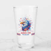 Verre Aigle patriotique américain (Dos)