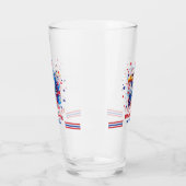 Verre Aigle patriotique américain (Gauche)