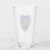Verre Ailes de saut aéroporté Bouclier du drapeau améric (Dos)