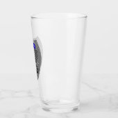 Verre Ailes de saut aéroporté Bouclier du drapeau améric (Gauche)