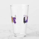 Verre Aimer avec un chat mignon pour Halloween (Gauche)