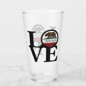 Verre AIMER LA Californie (Dos)