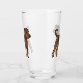 Verre Airedale terrier dog cartoon (Gauche)