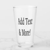 Verre Ajouter du texte et plus ! Customisez votre propre (Devant)
