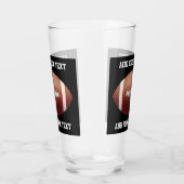 Verre Ajouter du texte sur l'oreiller de football (Droite)